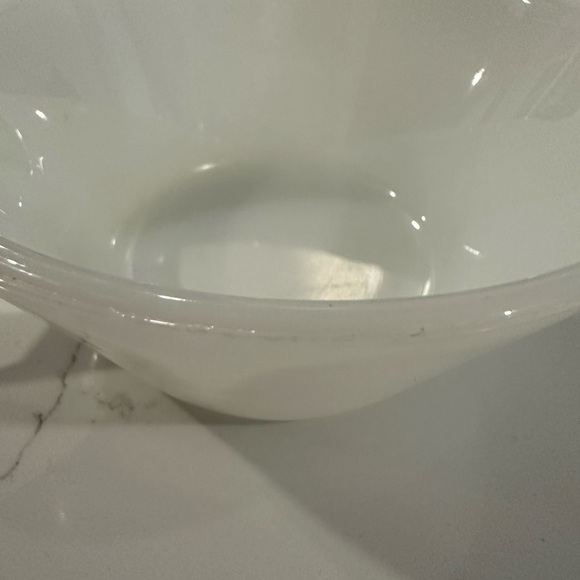 Fire King Milk Glass Bowl With  Handle - Picture 6 of 8